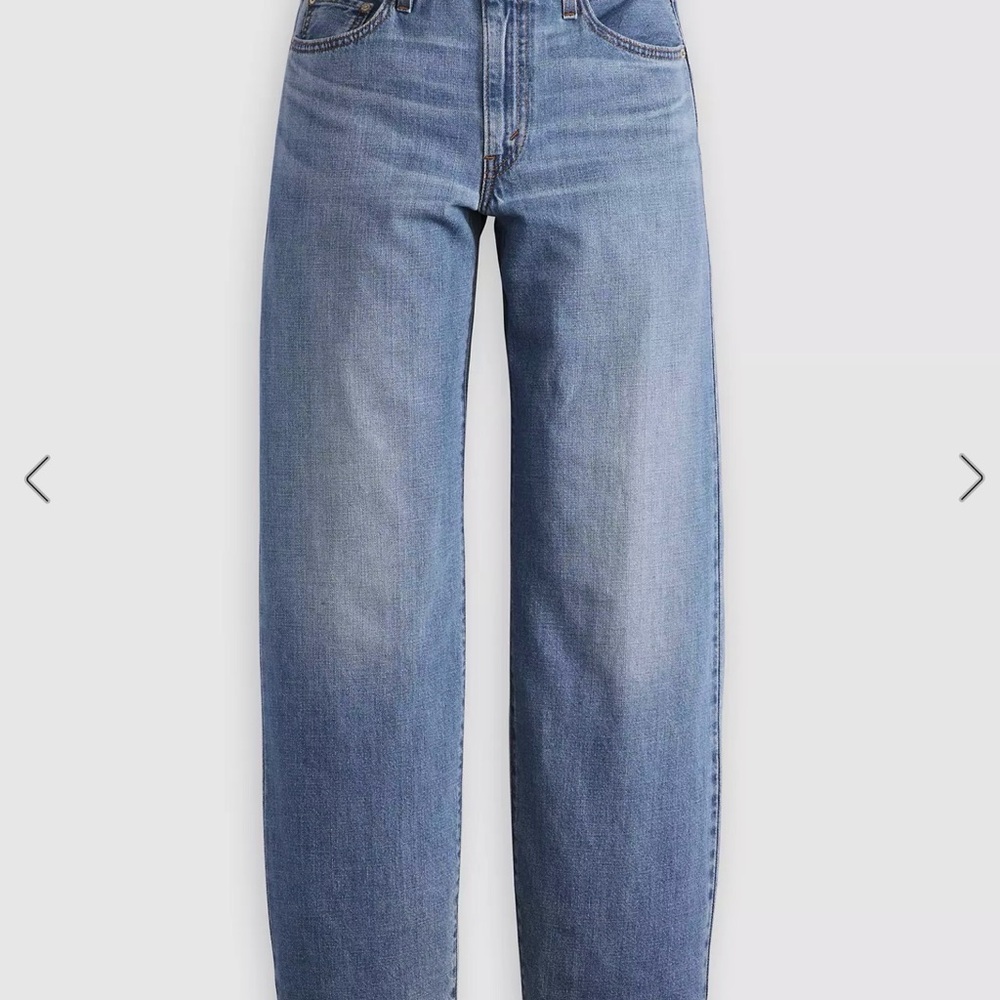 Levi’s Baggy Dad Jeans Linen+ Jean sz. 26/32 NWT
